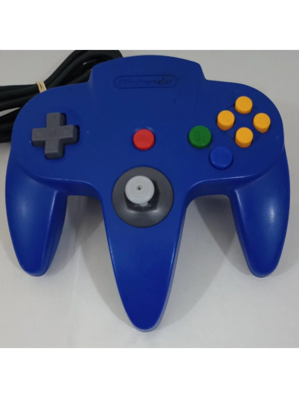Nintendo 64 N64 OEM Authentic NUS-005 Controller Blue *Tested & Working
